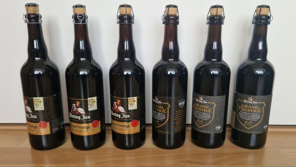 6 flessen Grand Prestige 2012-2013-2014-2016-2019-2020, Ophalen of Verzenden, Nieuw, Flesje(s), Hertog Jan