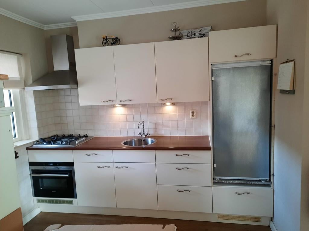 Houten keuken!, Ophalen, Gebruikt, Dubbelwandige keuken, Hoogglans of Gelakt