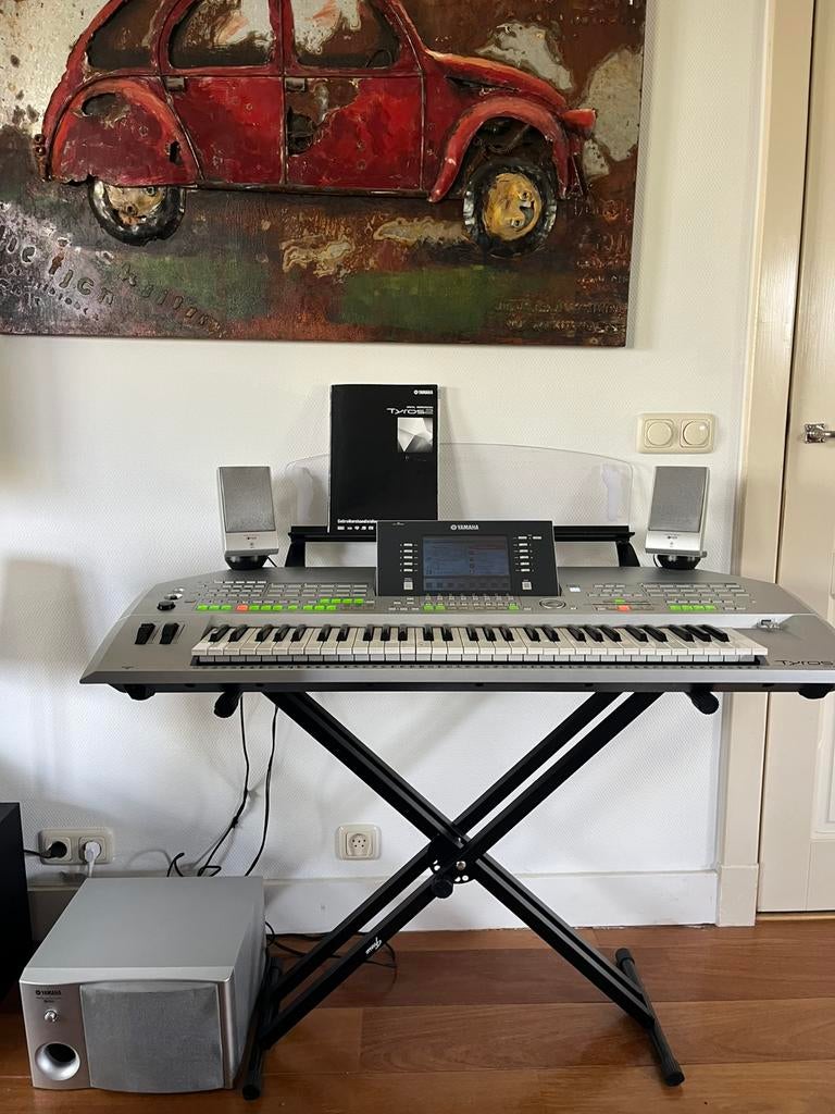 Yamaha tyros 2, Muziek en Instrumenten, Keyboards, Ophalen, Yamaha, Met standaard, 61 toetsen