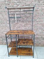 Keukenrek, staandrek, keukeneiland 42x90x163,5cm, Ophalen, Bruin, 50 tot 100 cm, 150 tot 200 cm