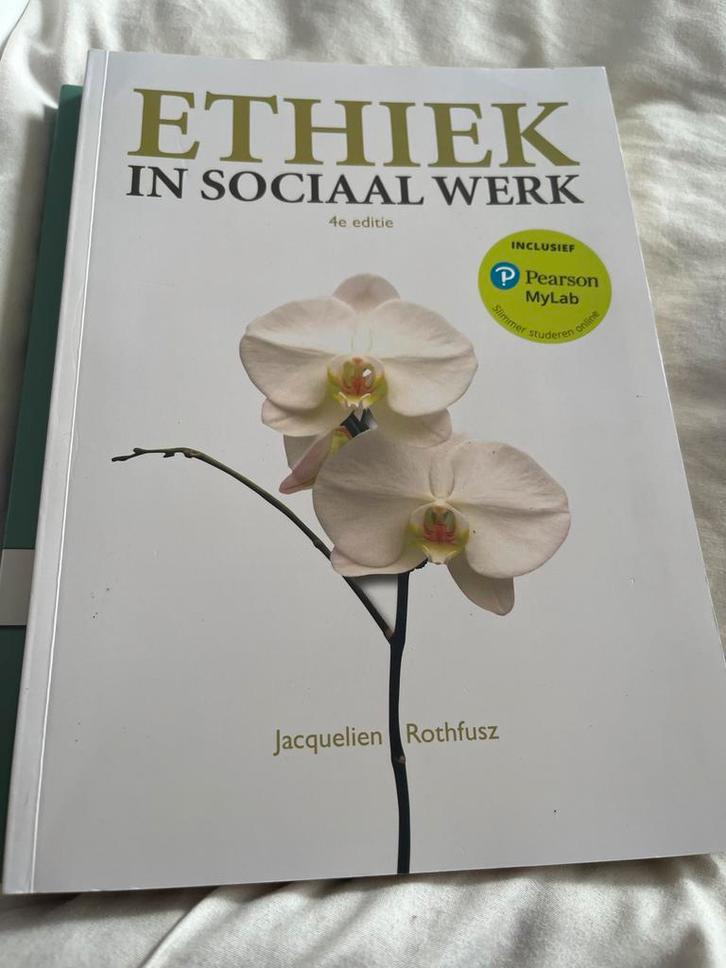 Ethiek in Sociaal Werk - HBO (4e editie) - Jacquelien Rothfu, Boeken, Studieboeken en Cursussen, Zo goed als nieuw, HBO, Gamma