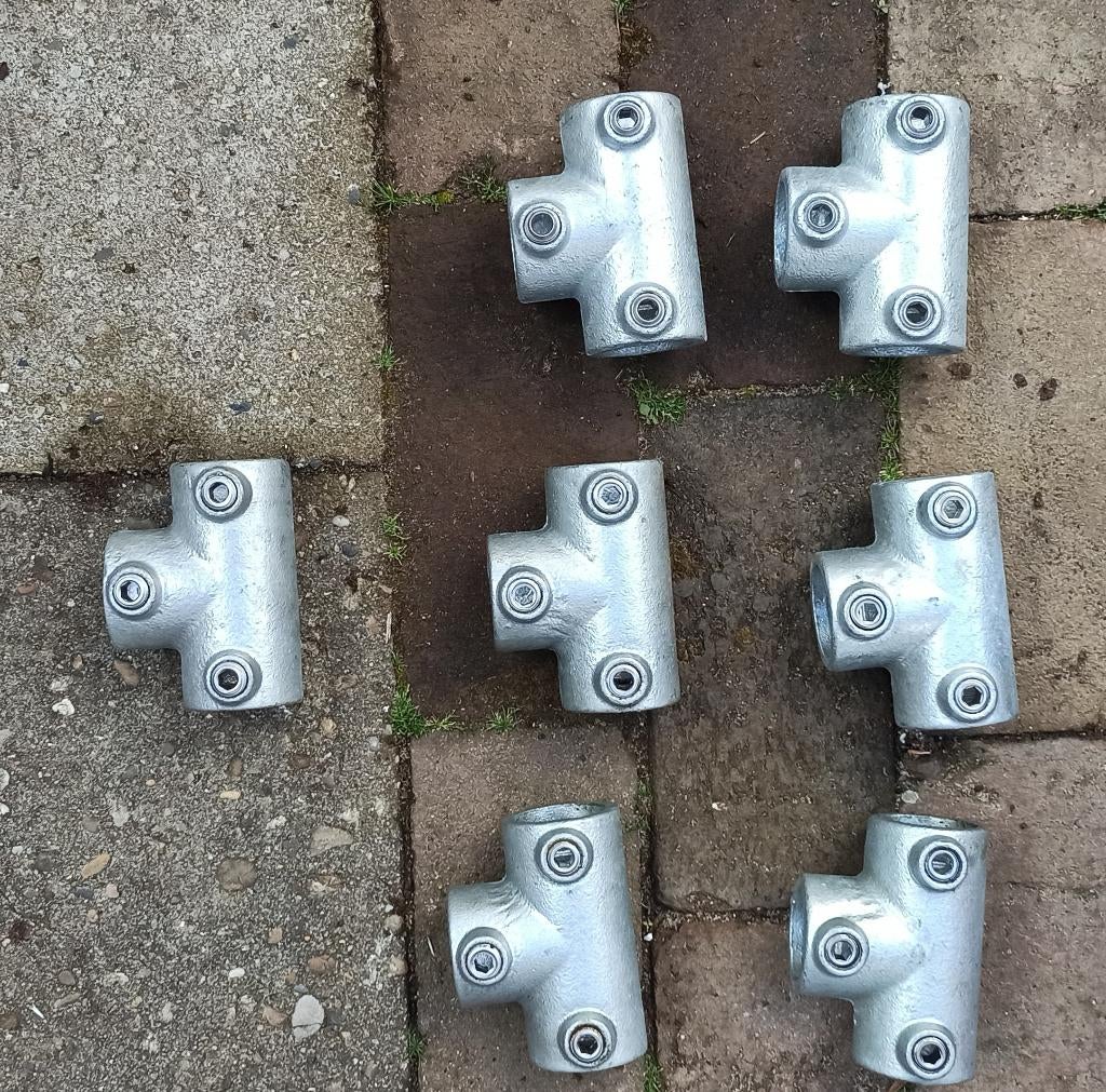 Steigerbuis T-hulpstukken 7 stuks 33mm, Verzenden, Nieuw, Rolsteiger of Kamersteiger, Minder dan 2 meter