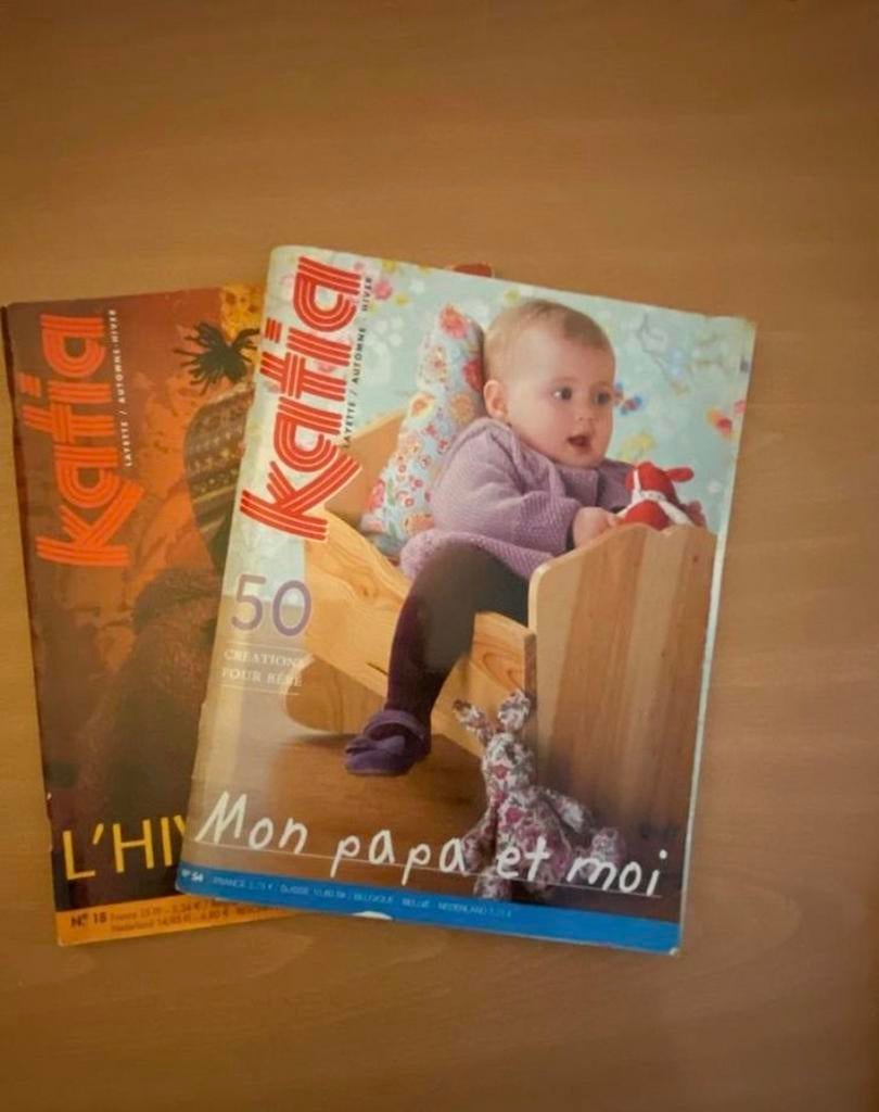 Katia Breiboeken Herfst/Winter & Mijn Papa en Ik, Ophalen of Verzenden, Zo goed als nieuw, Breien, Patroon of Boek