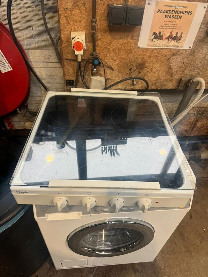 Pelgrim keramische kookplaat schoon garantie, Witgoed en Apparatuur, Kookplaten, Zo goed als nieuw, Vrijstaand, Keramisch, 4 kookzones