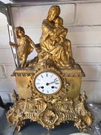 Antieke Franse bronzen pendule, Antiek en Kunst, Antiek | Klokken, Ophalen of Verzenden
