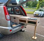 Zelfgebouwde kofferbak keuken met lade, Ophalen