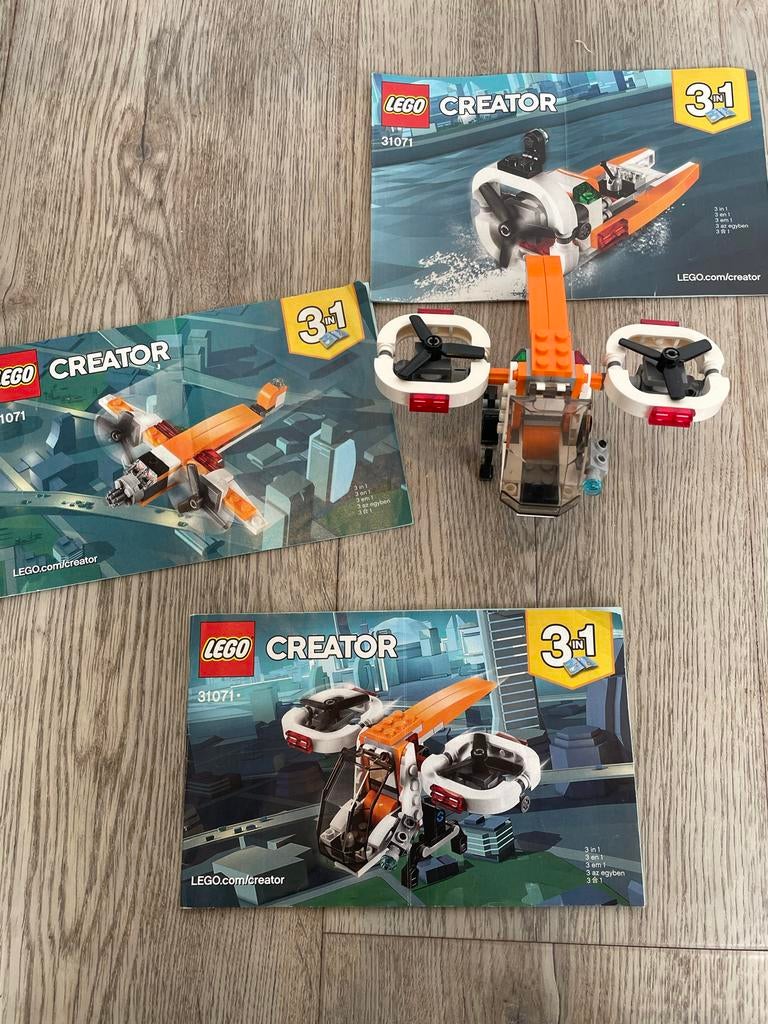 Lego Creator 3in1 31071 Droneverkenner, Ophalen, Zo goed als nieuw, Complete set, Lego