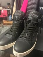 Mooie zwarte halfhoge sneakers van Hogan mt 41, Ophalen of Verzenden, Zo goed als nieuw, Zwart, Sneakers of Gympen