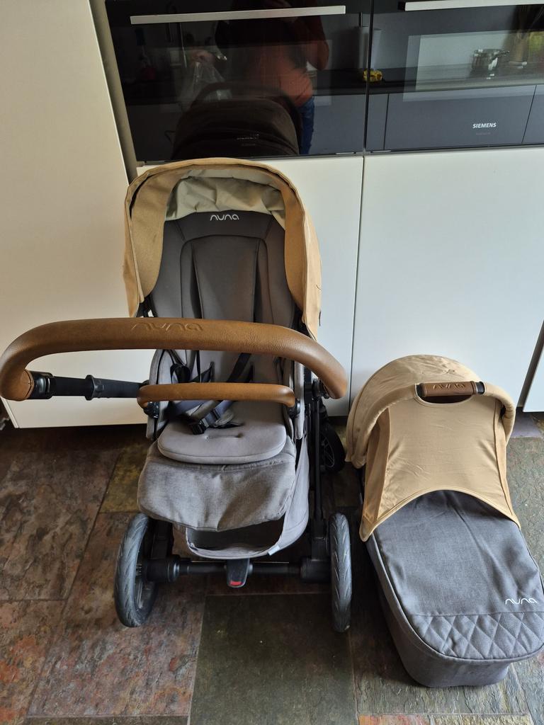 Nuna mixx next Camel kinderwagen en reiswieg, Kinderen en Baby's, Ophalen, Zo goed als nieuw, Overige merken
