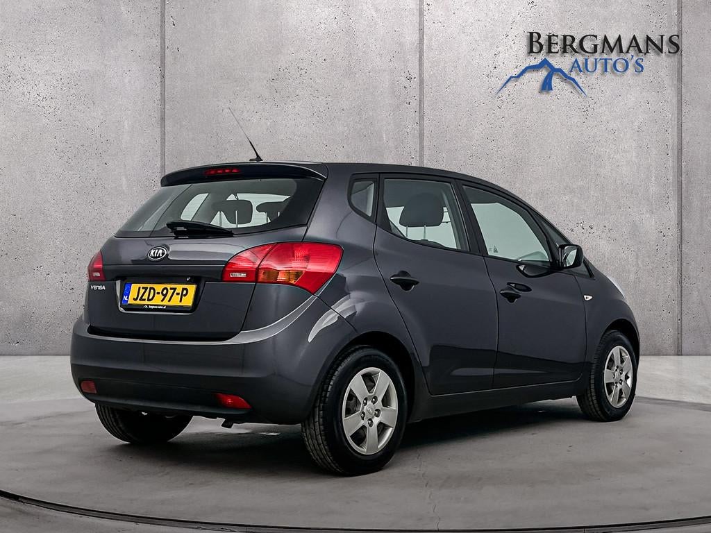 Kia Venga 1.4 CVVT DynamicLine // 1E EIGENAAR // NAVIGATIE /, Auto's, Voorwielaandrijving, Stof, Gebruikt, Zwart