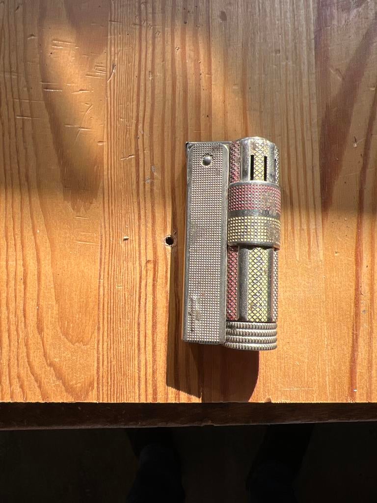 Vintage Imco Triplex Super 6700 Benzineaansteker, Ophalen of Verzenden, Gebruikt, Aansteker