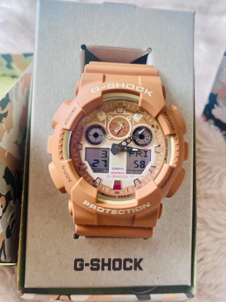 Casio G-Shock Shiba Inu Edition GA-100SHB-5ADR, Casio, Kunststof, Polshorloge, Nieuw