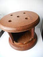 ronde stoof licht eiken hout, Ophalen of Verzenden, Huis en Inrichting