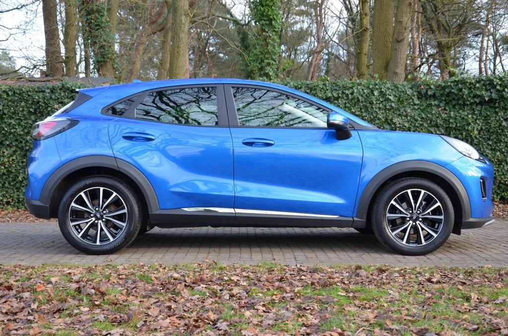 Ford Puma 1.0 EcoBoost Hybrid Titanium Navi/Pdc/Ecc/Cruise c, Voorwielaandrijving, Euro 6, Blauw, Origineel Nederlands