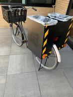 Omafiets met krat en bakken, Ophalen, Gebruikt