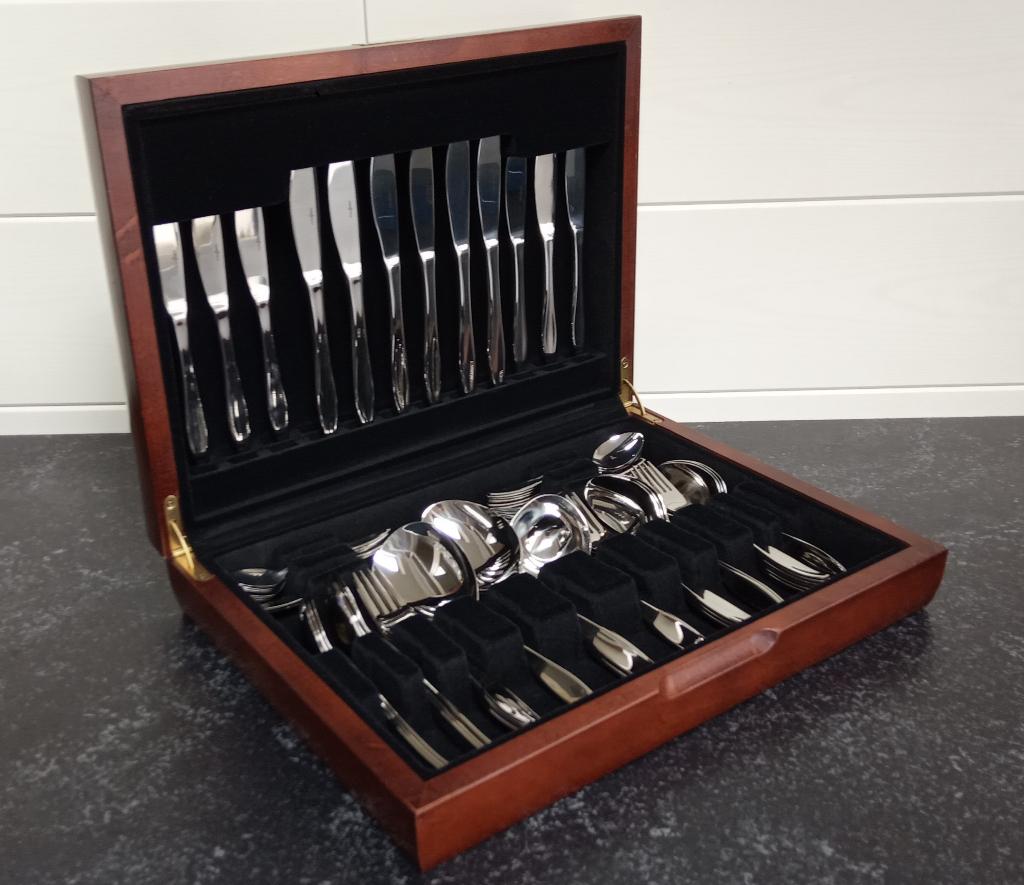 GERO Bestekcassette 6-Persoons/60-Delig NIEUW!, Nieuw, Ophalen of Verzenden, Rvs of Chroom, Vaatwasserbestendig