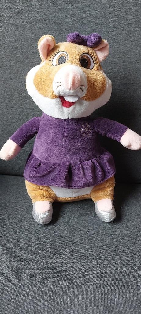 Hamster knuffel AH - paarse jurk, Ophalen of Verzenden, Zo goed als nieuw, Hamster, Albert Heijn