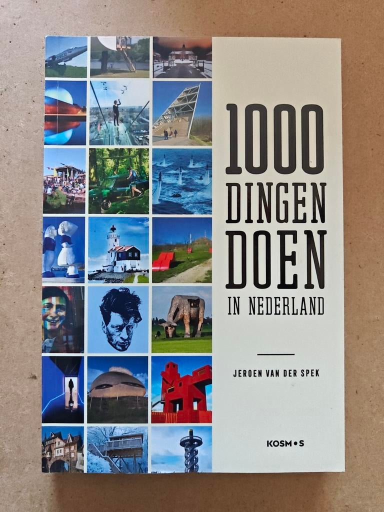 1000 Dingen Doen in Nederland - Jeroen van der Spek, Boeken, Overige merken, Ophalen of Verzenden, Zo goed als nieuw, Benelux