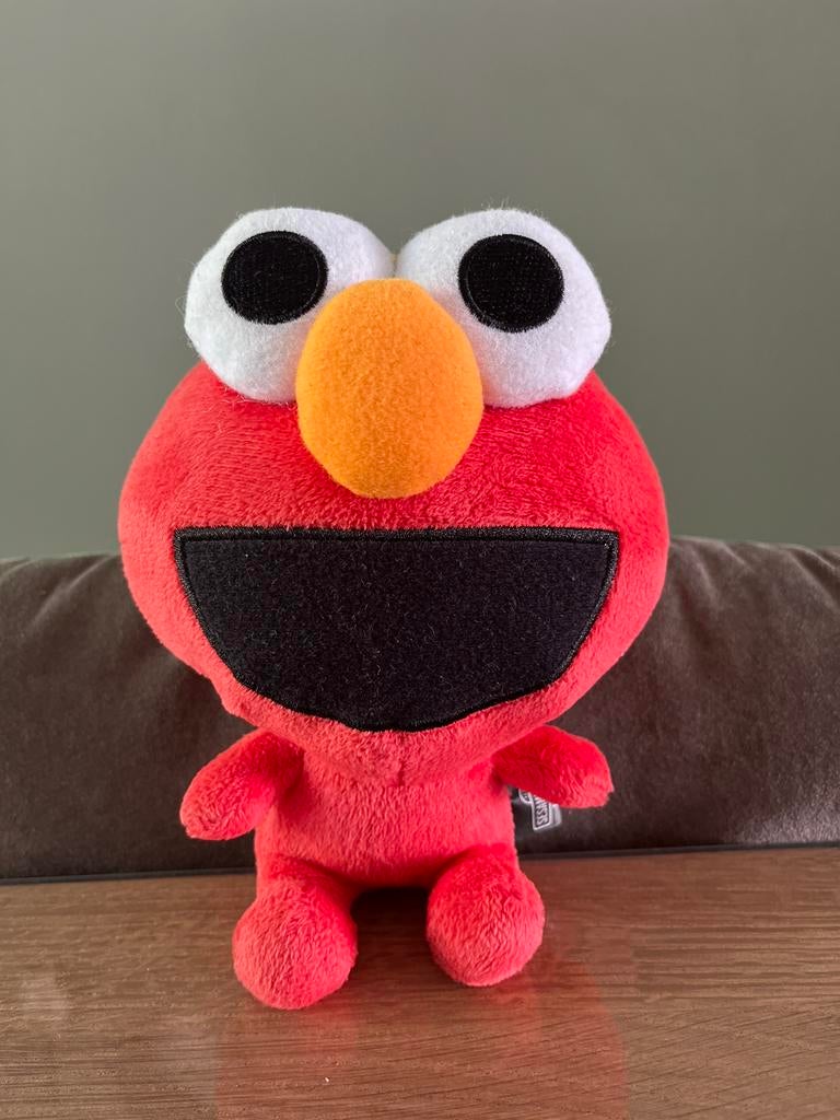 Schattige Elmo knuffel Sesamstraat 16cm, Kinderen en Baby's, Speelgoed | Knuffels en Pluche, Ophalen of Verzenden, Zo goed als nieuw