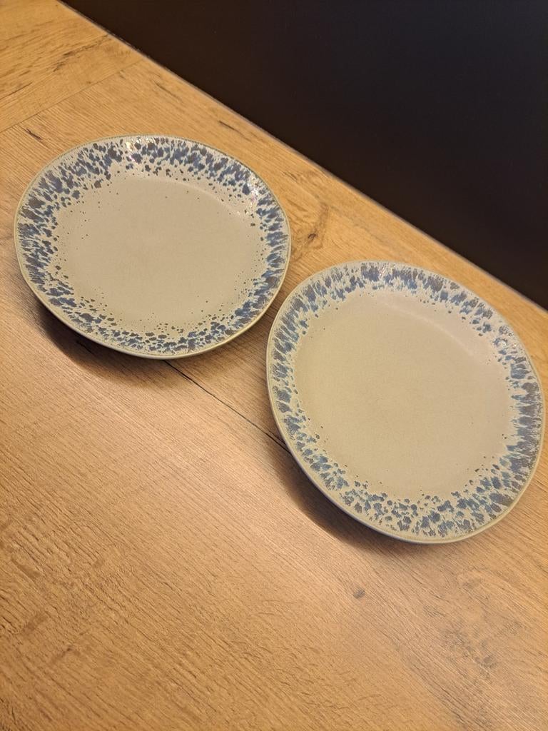 HKliving ontbijtborden....10,- p/s, Huis en Inrichting, Keuken | Servies, Ophalen, Aardewerk, Overige stijlen, Bord(en)