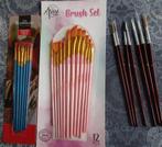3 pakjes penselen diverse maten en soorten, Ophalen of Verzenden, Nieuw, Penseel of Kwast