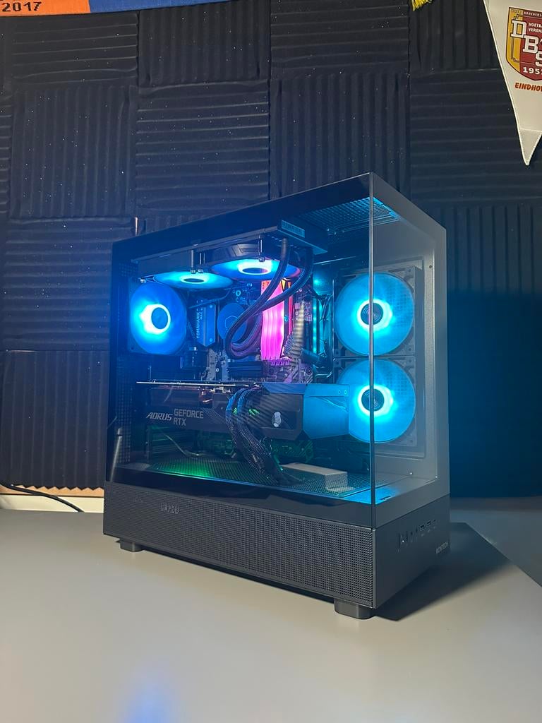 RTX 3080 Ryzen 5 5600x 32gb DDR4 1tb NVME SCHERM Gaming pc, 32 GB, Zelf gebouwde pc, Zo goed als nieuw, Gaming