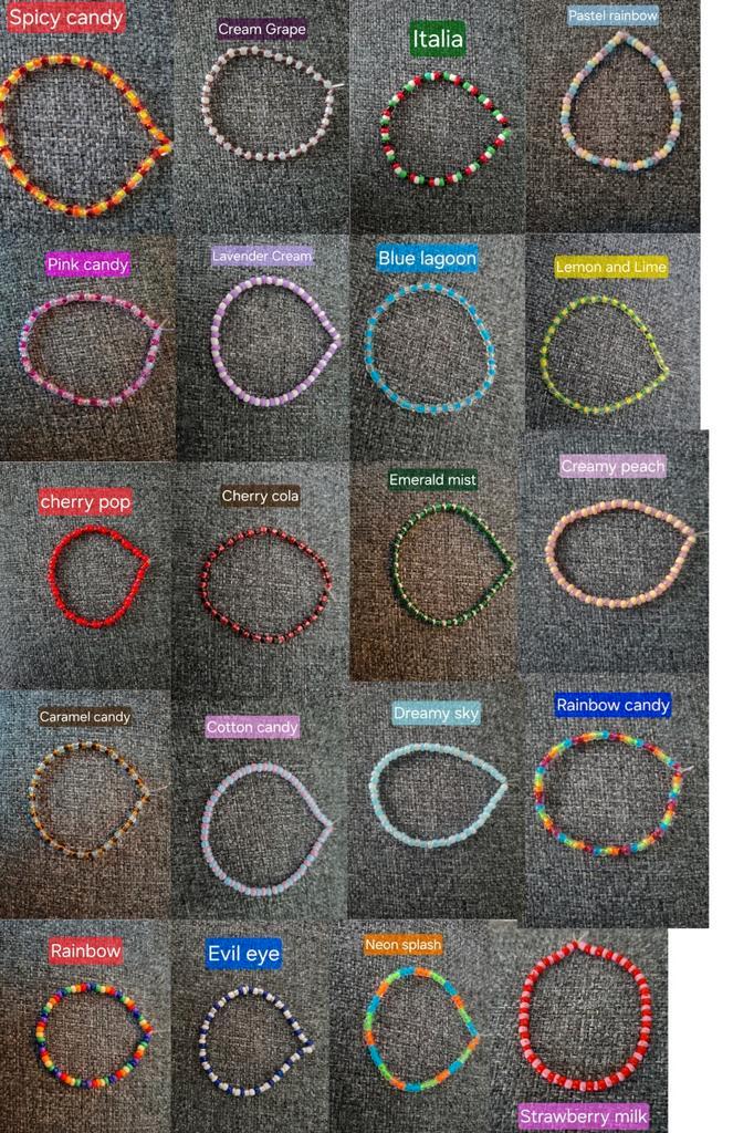 Glazen Armbandjes - Diverse Kleuren en Stijlen, Sieraden, Tassen en Uiterlijk, Armbanden, Nieuw, Overige materialen, Overige kleuren