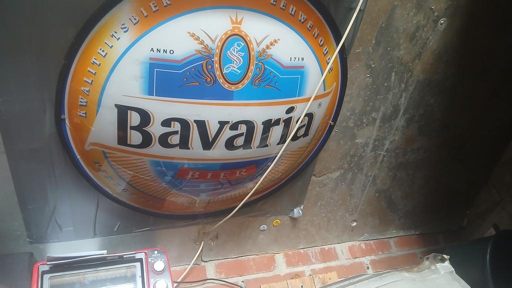 Bavaria lichtbak,reclame,bier,mancave, Ophalen, Gebruikt, Bedrijf of Vereniging