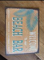 Vintage stijl welkom bij onze strand, Ophalen of Verzenden