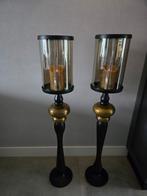 2 windlichten, Ophalen of Verzenden, Overige materialen