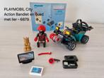 Playmobil 6879 bandiet met quad, Ophalen of Verzenden, Zo goed als nieuw, Complete set