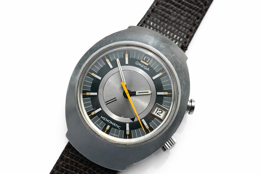 Omega Memomatic alarm 1969, Sieraden, Tassen en Uiterlijk, Horloges | Heren, Ophalen of Verzenden, Zo goed als nieuw, Omega