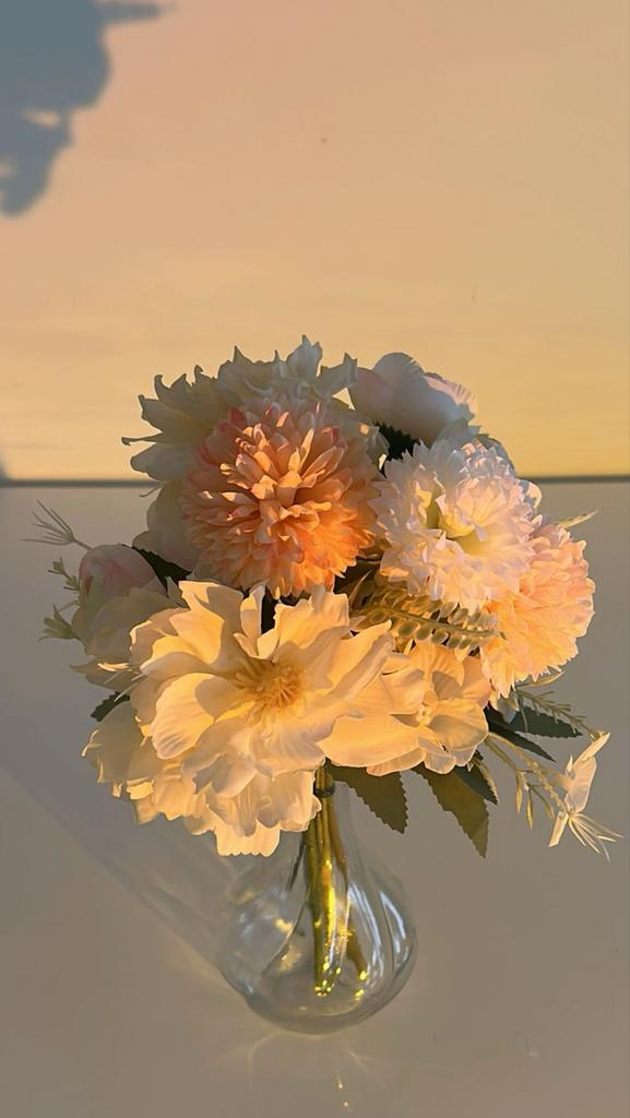Boeket bloemen, Binnen, Gebruikt, Textiel, Ophalen of Verzenden