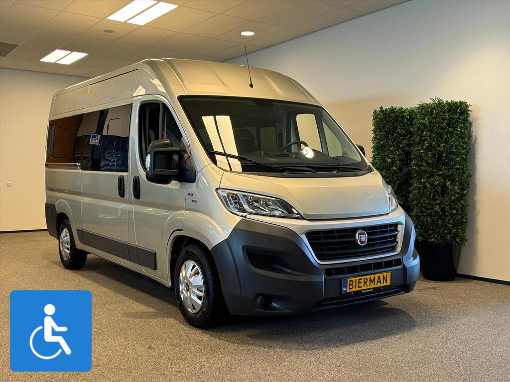 Fiat Ducato L2H2 Rolstoelbus - Rolstoel voorin, Auto's, 12 maanden, Gebruikt, Zwart, Metallic lak