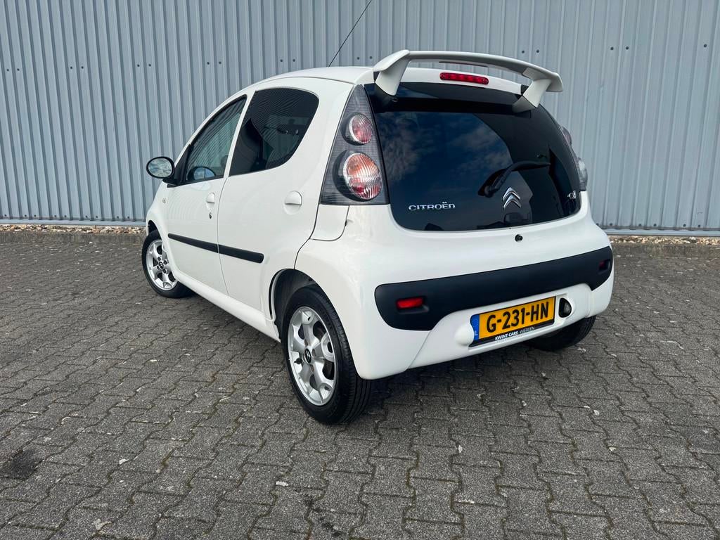 Citroen C1 1.0 Exclusive|SCHERM|AIRCO|LEER|5DRS|LMV, Auto's, Citroën, Voorwielaandrijving, Euro 5, Gebruikt, Zwart