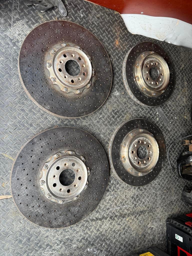 Carbon Keramische Remmen Set (Compleet) -Schijven + Klauwen, Auto-onderdelen, Ophalen, Gebruikt, Overige automerken