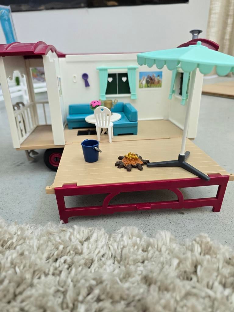 Schleich caravan, Ophalen of Verzenden, Zo goed als nieuw, Overige soorten