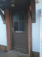 Hardhouten buitendeur/dubbel glas KOOPJE, Ophalen, 80 tot 100 cm, 200 tot 215 cm, Glas