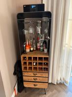Dutchbone wijnkast 170x56cm, Huis en Inrichting, Ophalen, Zo goed als nieuw, Minder dan 50 cm