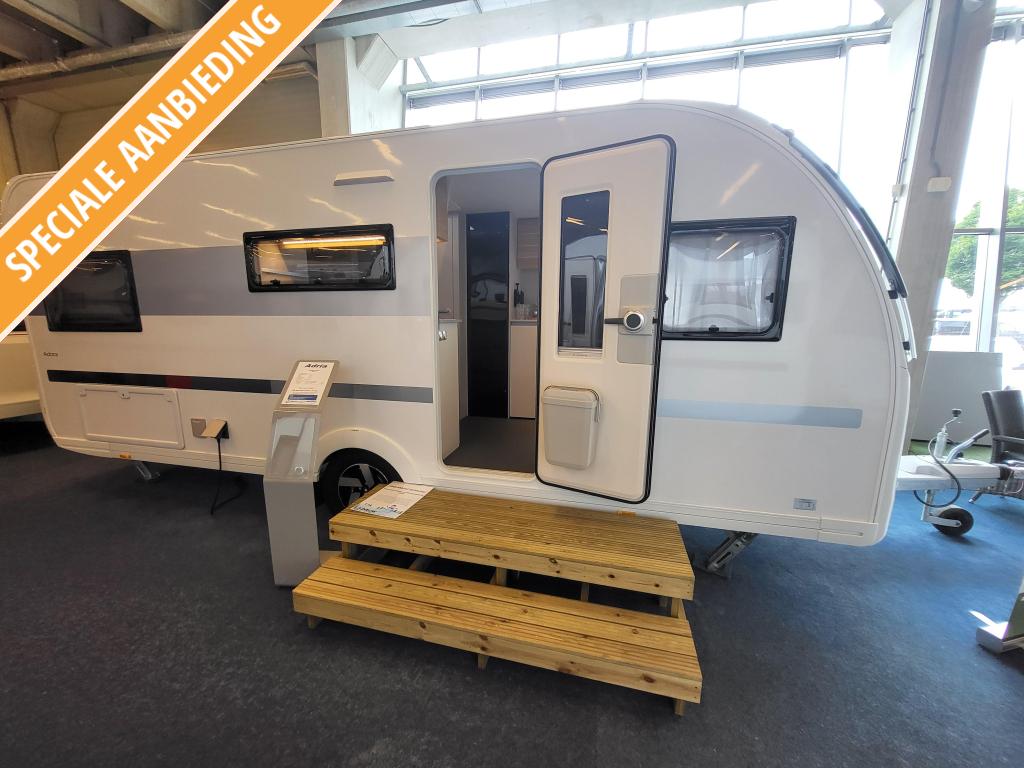 Adria Adora 542 UL; van € 42.153,- voor 38.950, inc, Caravans en Kamperen, Caravans, Rondzit, Schokbreker, Bedrijf, Adria