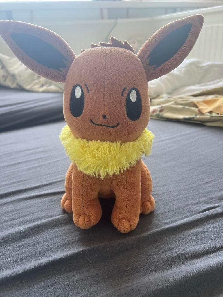 Eevee Pokemon Knuffel, Ophalen of Verzenden, Zo goed als nieuw, Overige typen