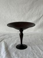 Vintage Metalen Tazza / Presenteerschaal op Voet, Ophalen of Verzenden