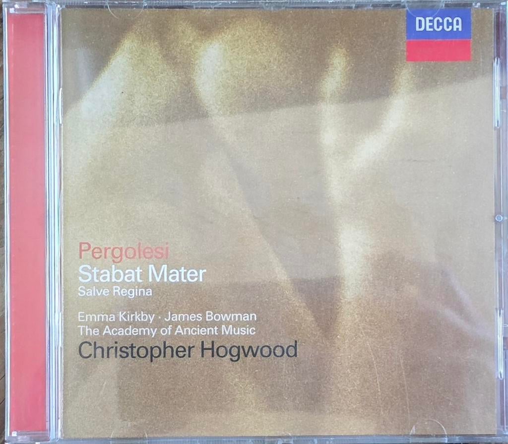 Pergolesi: Stabat Mater / Salve Regina - Emma Kirkby CD, Met libretto, Ophalen of Verzenden, Zo goed als nieuw, Barok