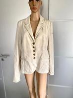J134 Airfield maat 44=L jasje blazer colbert vest beige, Kleding | Dames, Beige, Maat 42/44 (L), Ophalen of Verzenden, Zo goed als nieuw