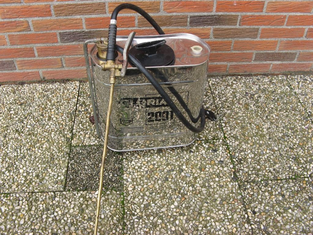 GLORIA rugspuit complete goede staat is van rvs, Tuin en Terras, Bestrijdingsmiddelen, Ophalen, Gebruikt, Onkruidbestrijding
