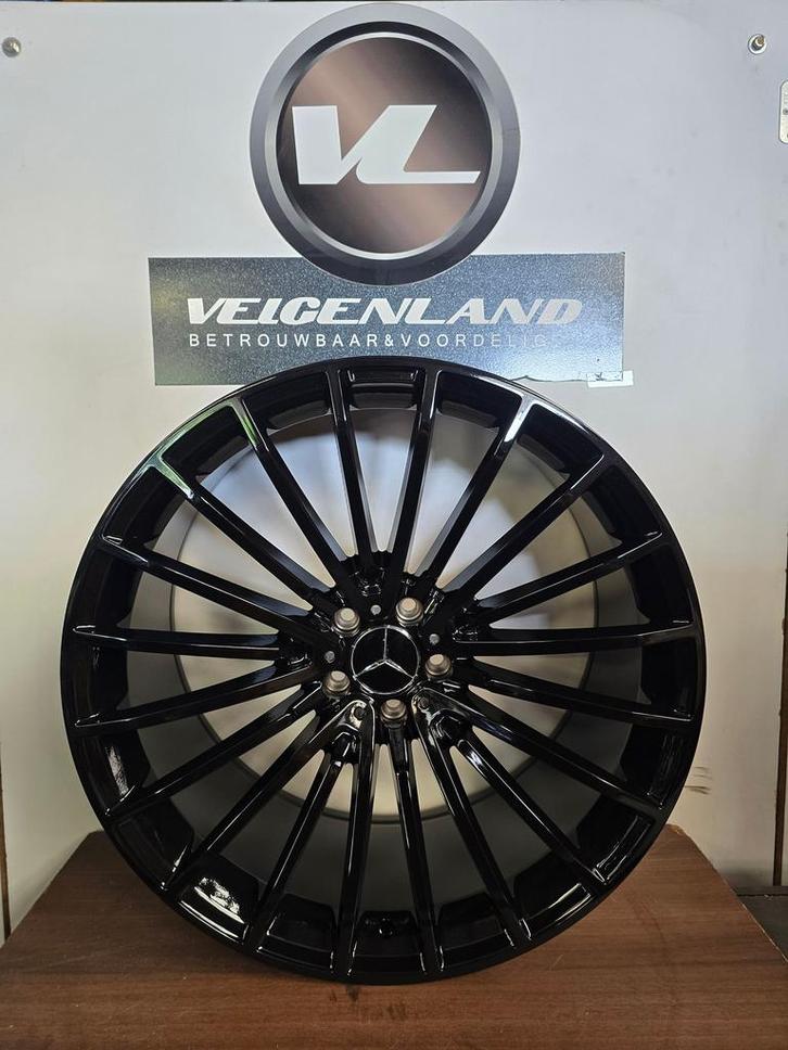 22 inch Breedset Amg look velgen Mercedes S klasse W222 W223, Auto-onderdelen, Banden en Velgen, Velg(en), Overige maten, Personenwagen