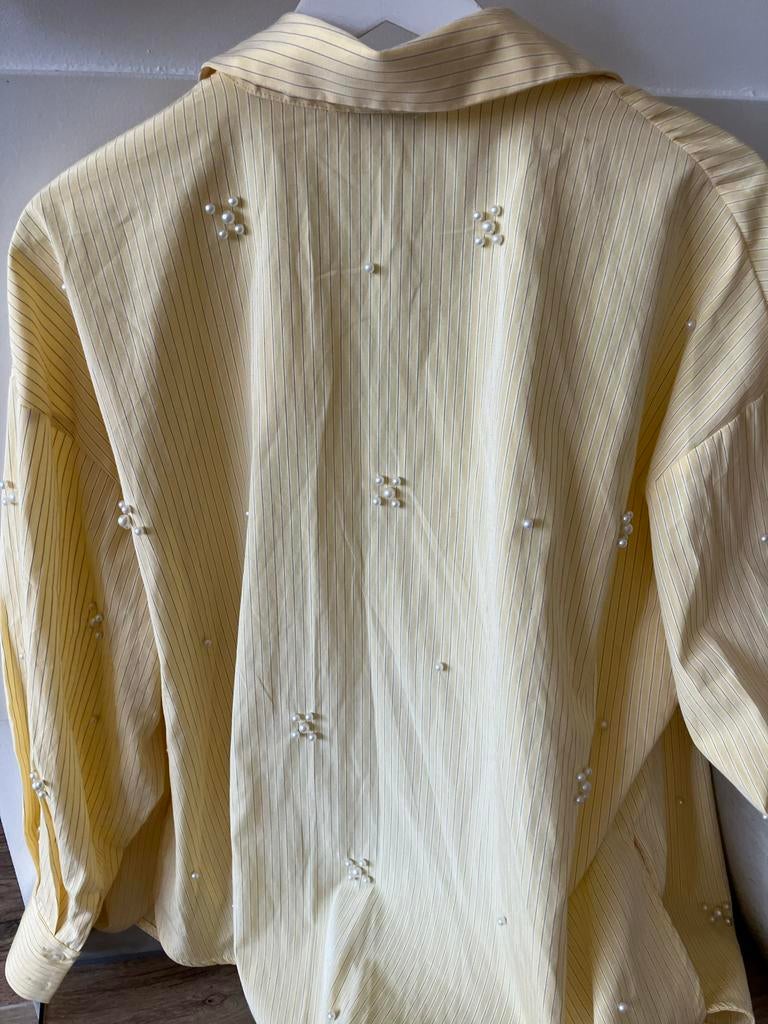 Blouse Loavies, maat XS pailletten op de mouwen, Ophalen of Verzenden, Zo goed als nieuw, Maat 34 (XS) of kleiner, Geel