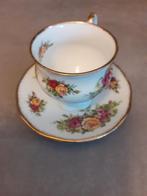 Elisabethan - Staffordshire -kop en schotel ( 2 x), Ophalen of Verzenden, Zo goed als nieuw, Overige stijlen, Kop(pen) en/of Schotel(s)