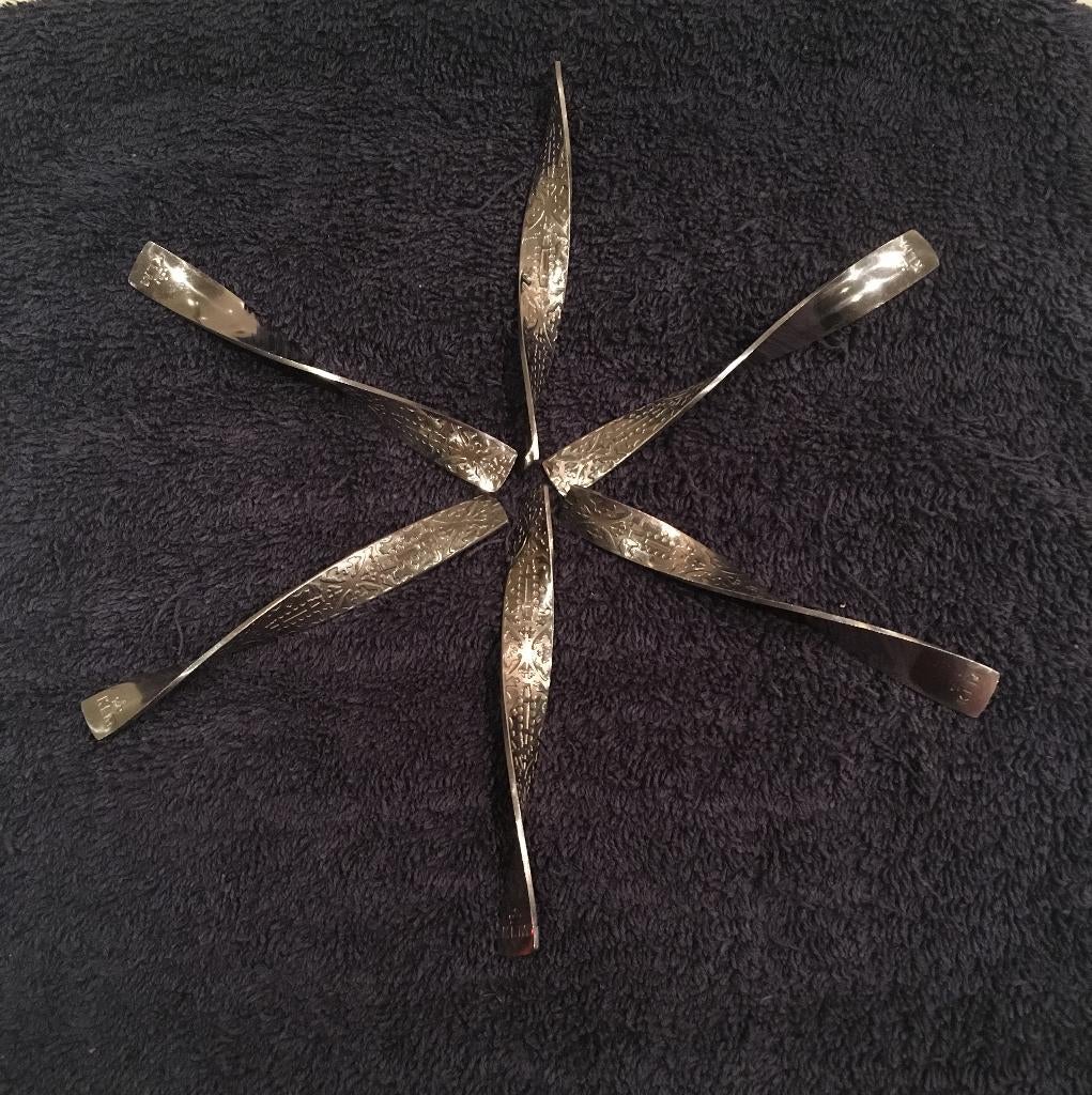 KLM RVS Lepels / Roerstaafjes Design by Marcel Wanders ZGAN, Ophalen