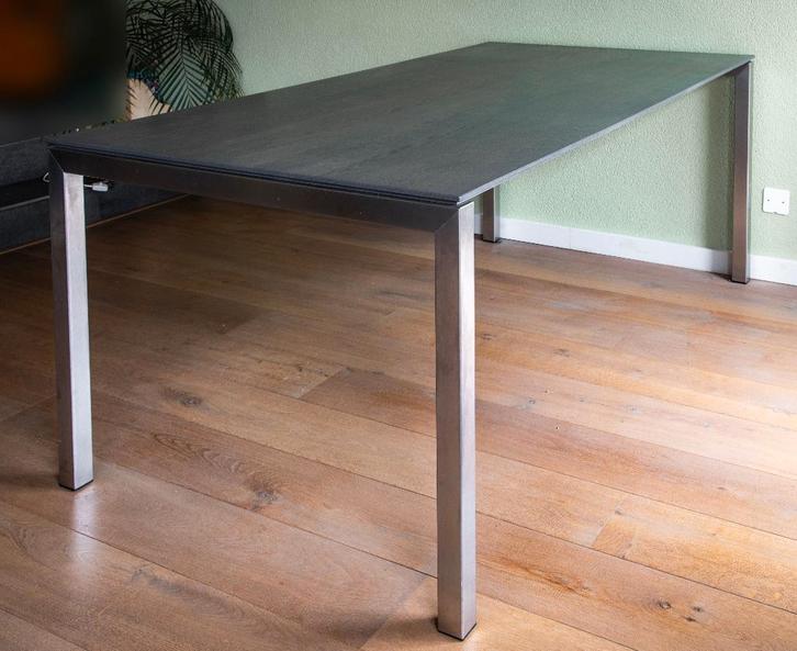 Eetkamertafel, Huis en Inrichting, Tafels | Eettafels, Gebruikt, 50 tot 100 cm, 150 tot 200 cm, Vijf personen of meer, Rechthoekig